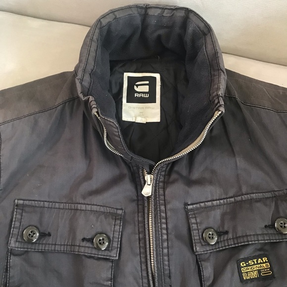G Star Raw Quilted Lined Cargo Jacket - Picture 3 of 11